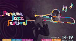 Desktop Screenshot of panamajazzfestival.com